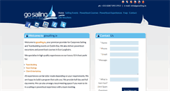 Desktop Screenshot of gosailing.ie