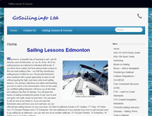 Tablet Screenshot of gosailing.info